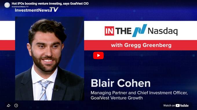 Blair Cohen on InvestmentNews In the Nasdaq
